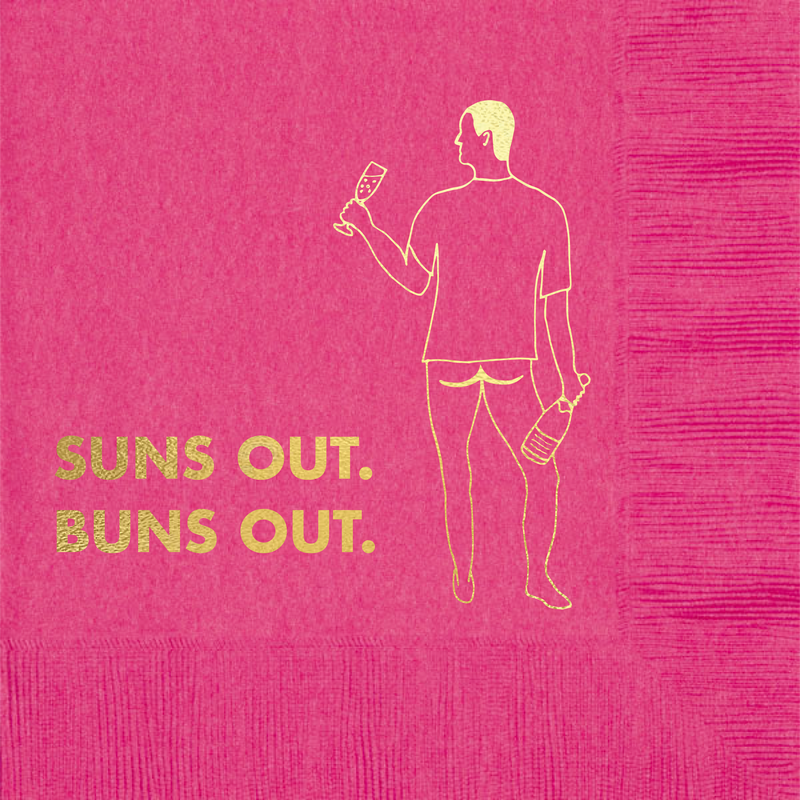 Suns Out Cocktail Napkins