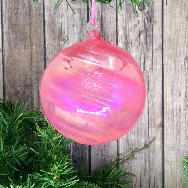 Hand Blown Spiral Ornaments