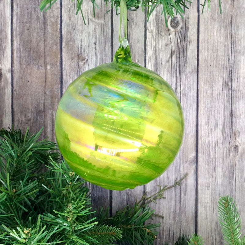 Hand Blown Spiral Ornaments