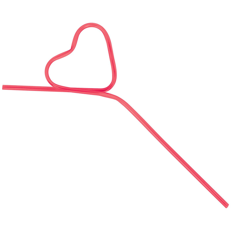 Heart Shaped Silly Straws