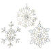 Jeweled Snowflake Ornaments - Bubbles
