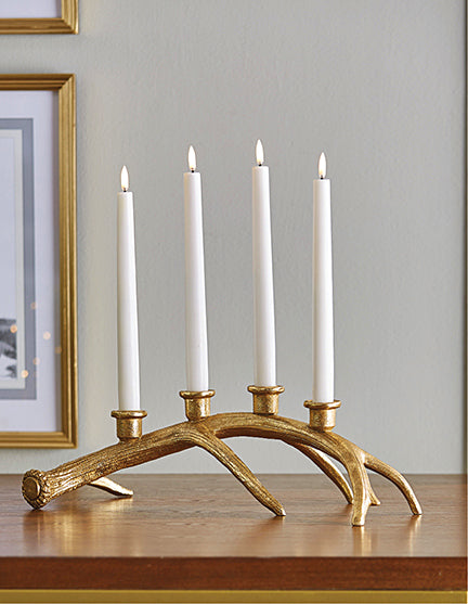 Gold Antler Candelabra