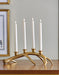 Gold Antler Candelabra