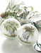 Winter Farmhouse Floral Ball Ornament - Joy - Poinsettia