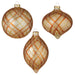 Vintage Plaid Ornament - Finial