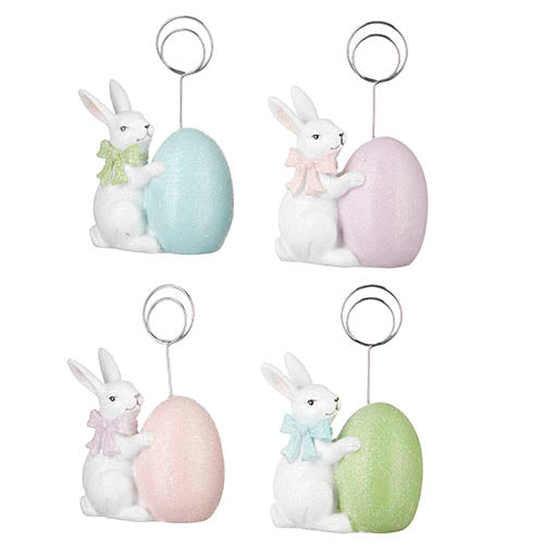 Bunny with Egg Placecard Holder