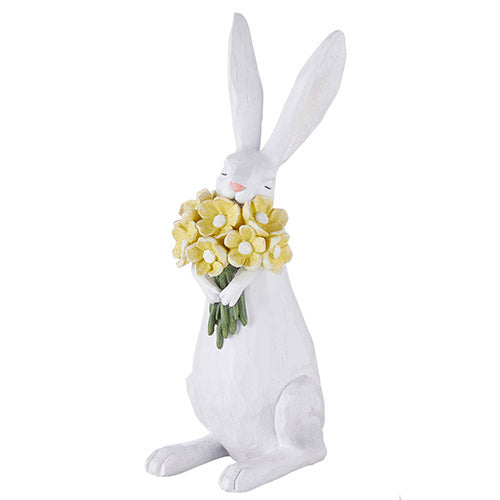 Bunny with Yellow Flowers