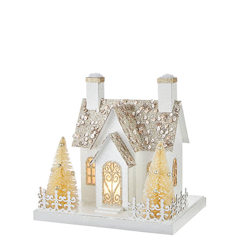 Lighted Champagne House