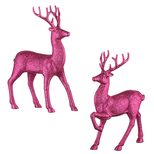 Pink Glitter Deer