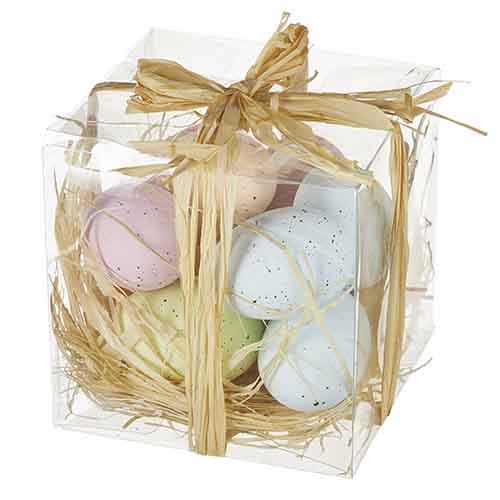 Box of Pastel Easter Eggs