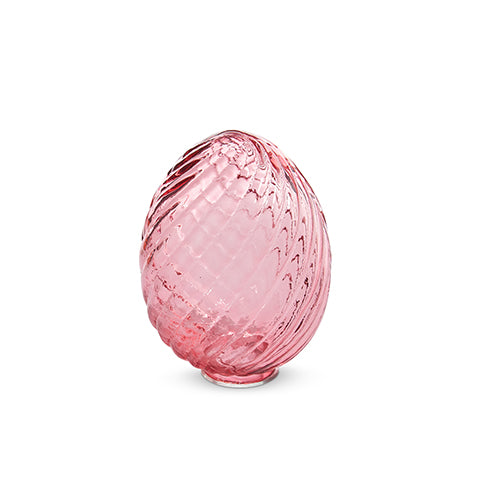 Swirl Patterned Glass Egg