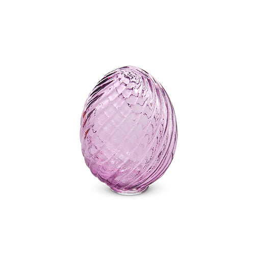 Swirl Patterned Glass Egg