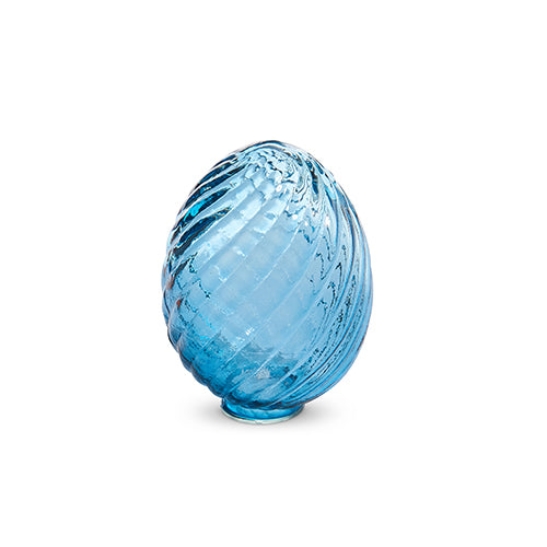 Swirl Patterned Glass Egg