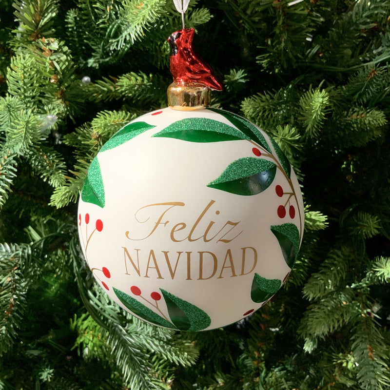 Feliz Navidad Ornament