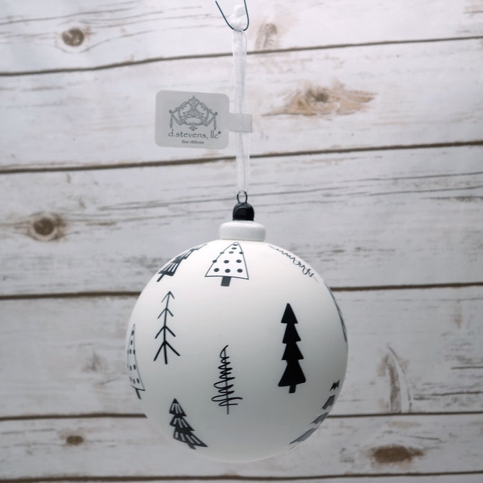 Abstract Trees Ornament