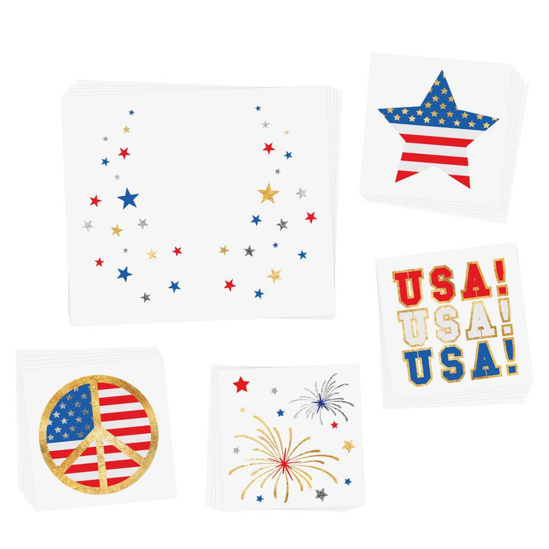 Americana Variety Temporary Tattoos