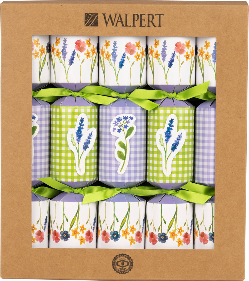 Pressed Wild Flowers Party Crackers