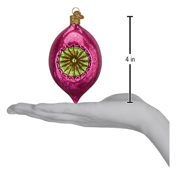 Dazzling Fuchsia Reflection Ornament