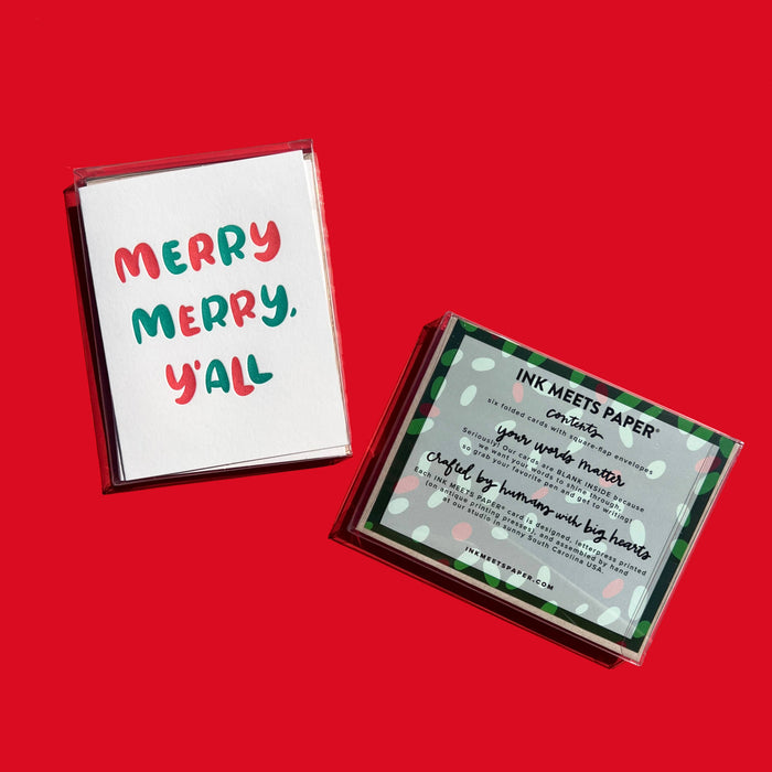 Merry Merry, Y'all Card - Boxed Set