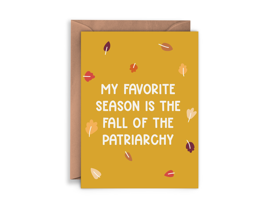 Fall of the Patriarchy Card