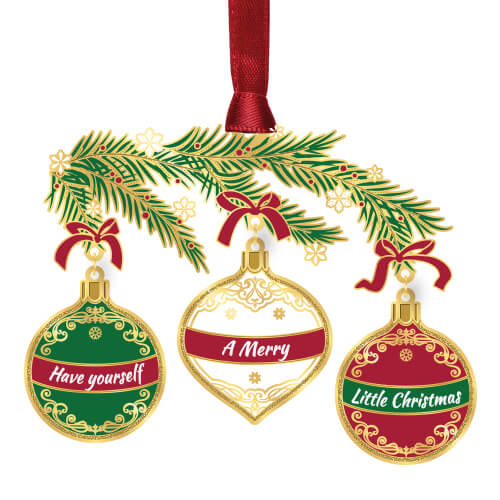 Merry Little Christmas Ornament