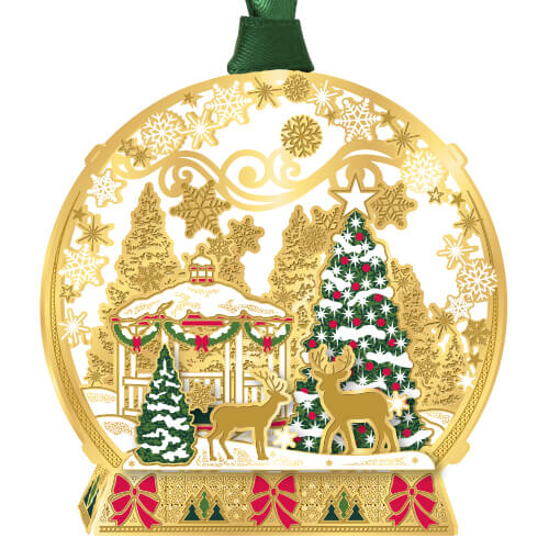 Christmas Wonderland Snow Globe Ornament