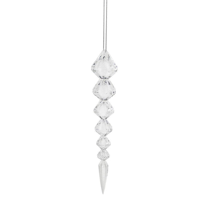 Faceted Icicle Ornament