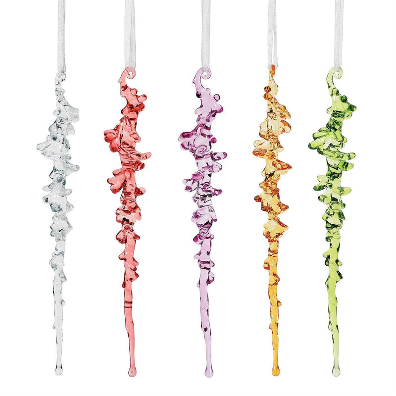 Colorful Icicle Ornaments