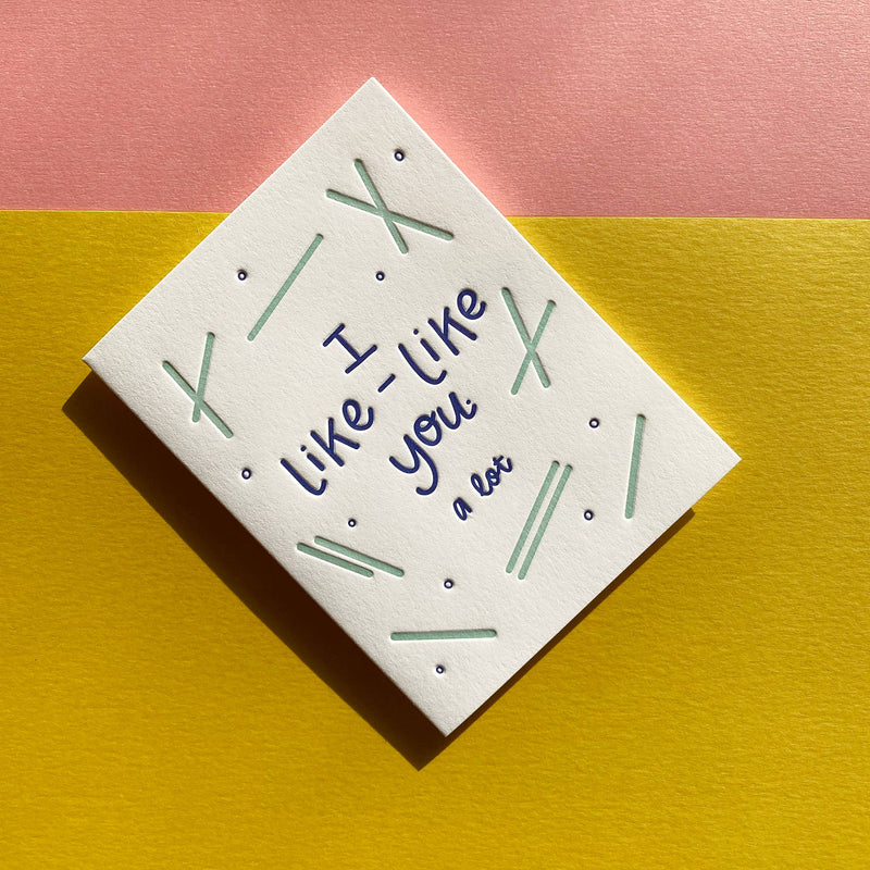 I Like Like You Card