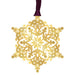 Gold Snowflake 3D Ornament