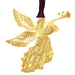 Brass Heralding Angel Ornament