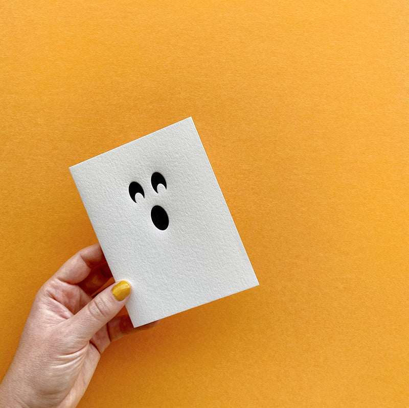Ghost Halloween Card