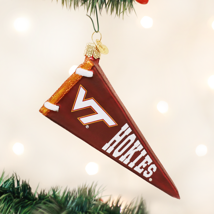 Virginia Tech Pennant Ornament