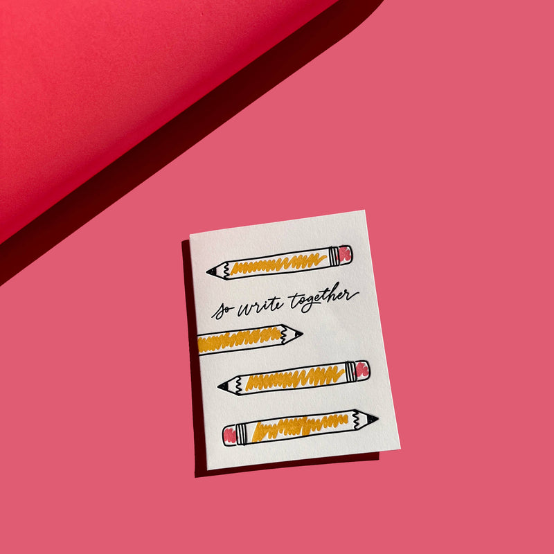 So Write Together Card