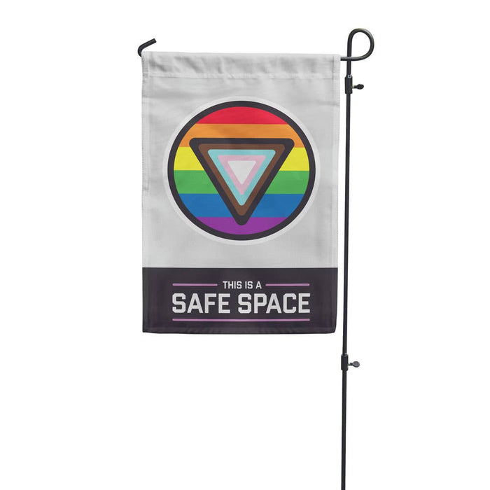 Safe Space Garden Flag