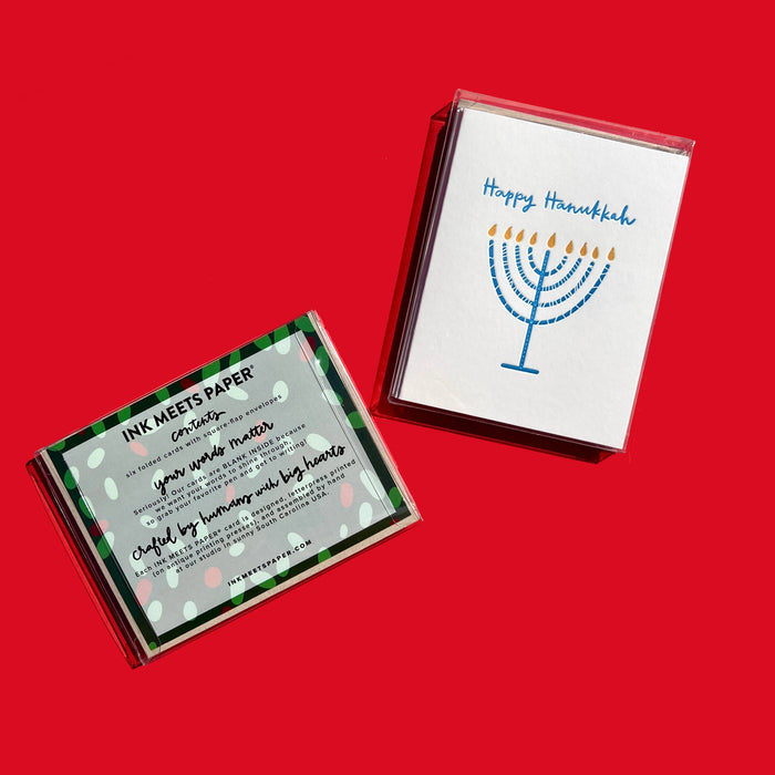 Happy Hanukkah Card - Boxed Set