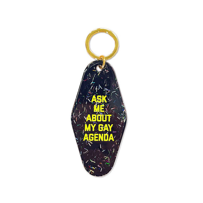 Gay Agenda Keychain