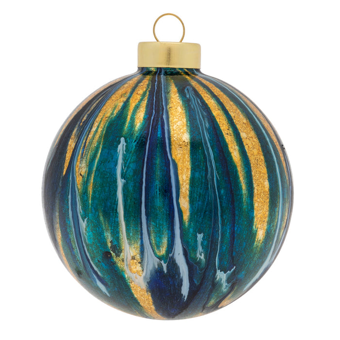 Dreamy Marbled Round Ornament