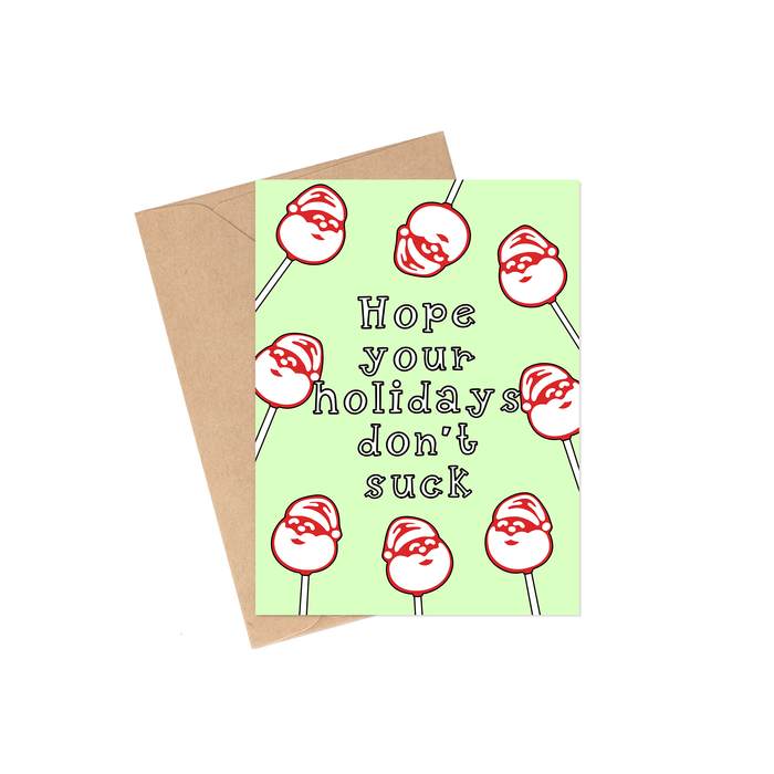 Sucky Holidays Card