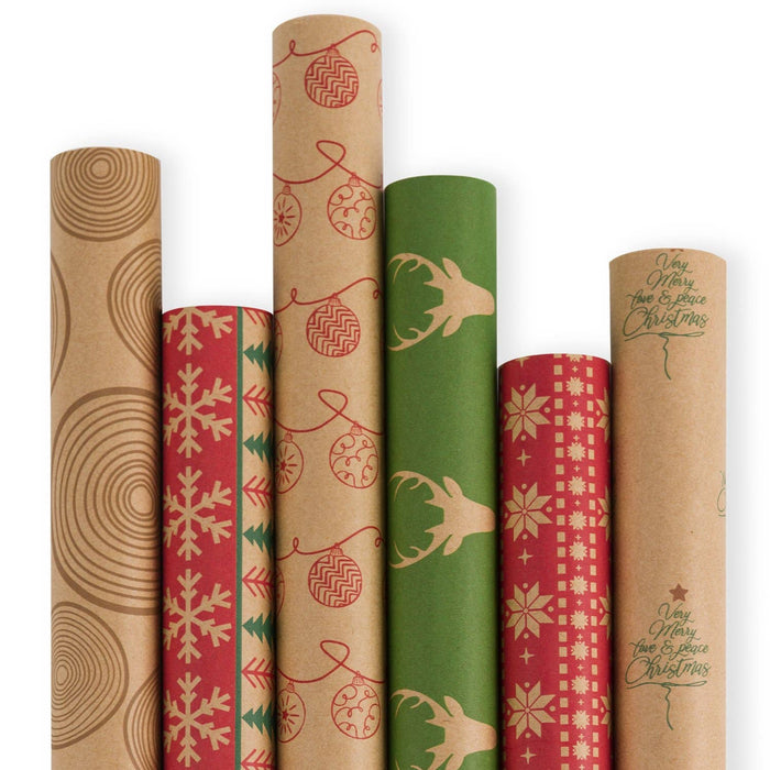 Holiday Kraft Wrapping Paper — Beth's - A Christmas and Holiday Shop