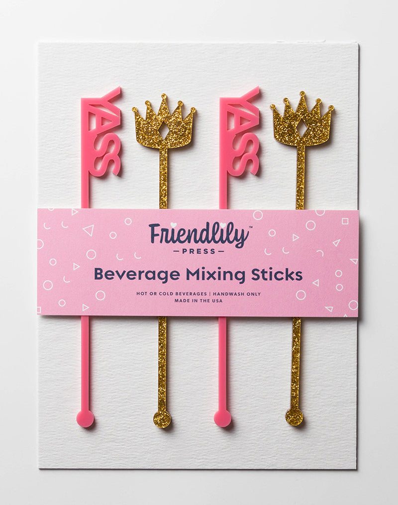 Yas Queen Drink Stirrers