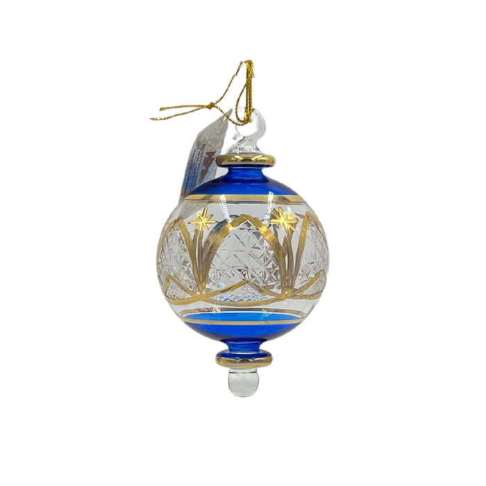 Glass Bethlehem Star Ornament