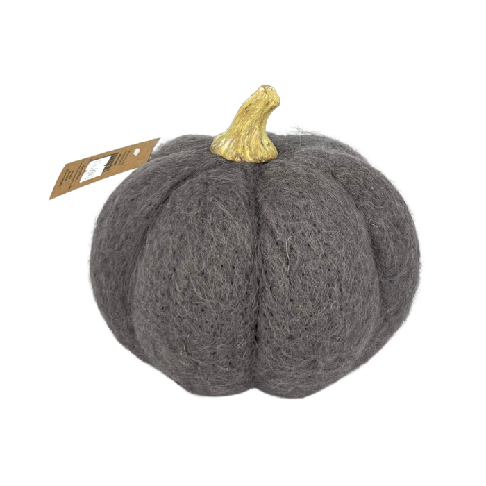 Felted Wool Pumpkin