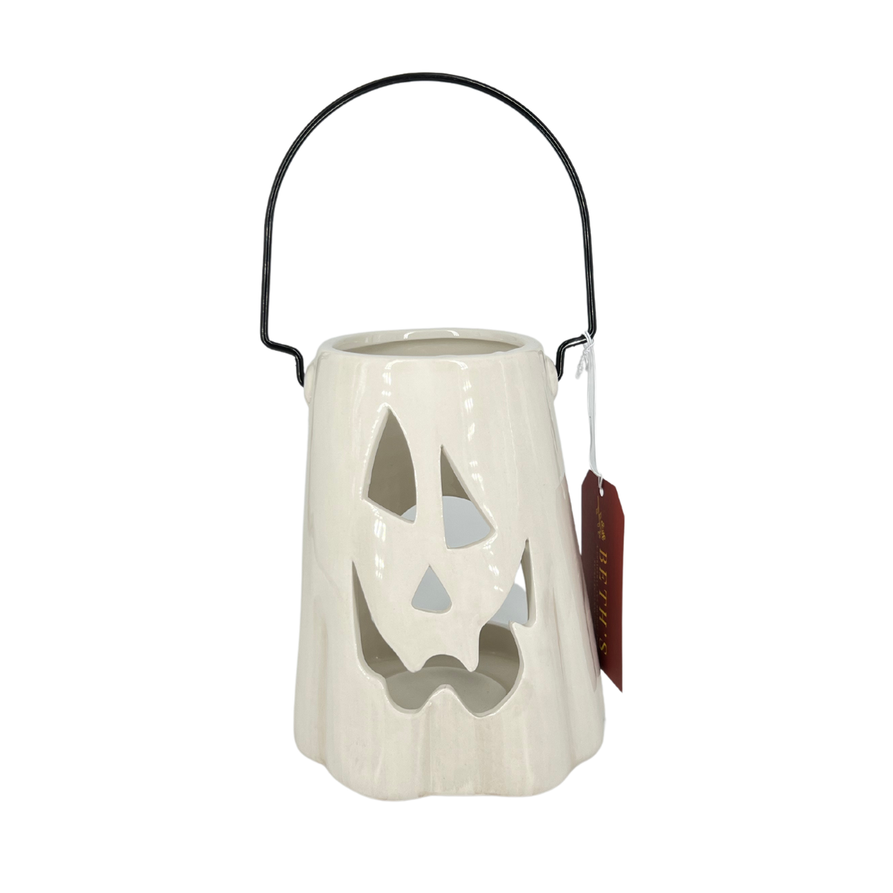 Ceramic Ghost Lantern — Beth's A Christmas and Holiday Shop