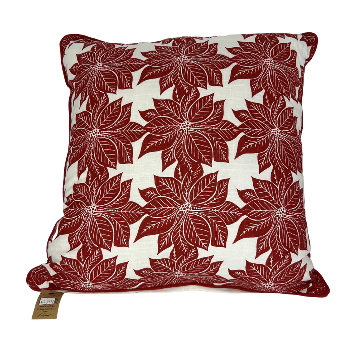 Cotton Pillow with Flower Prints