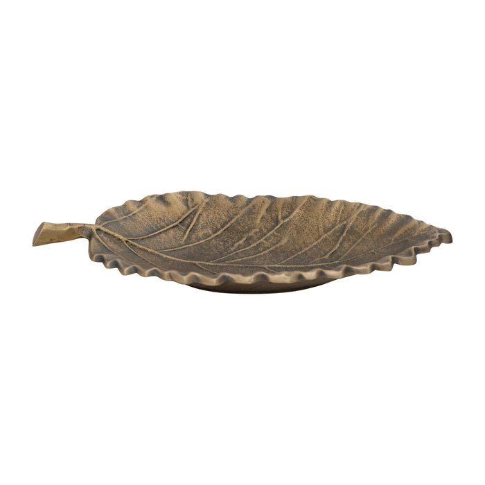 Brass Leaf Tray