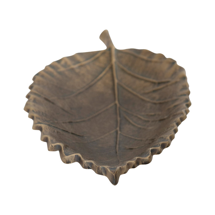 Brass Leaf Tray