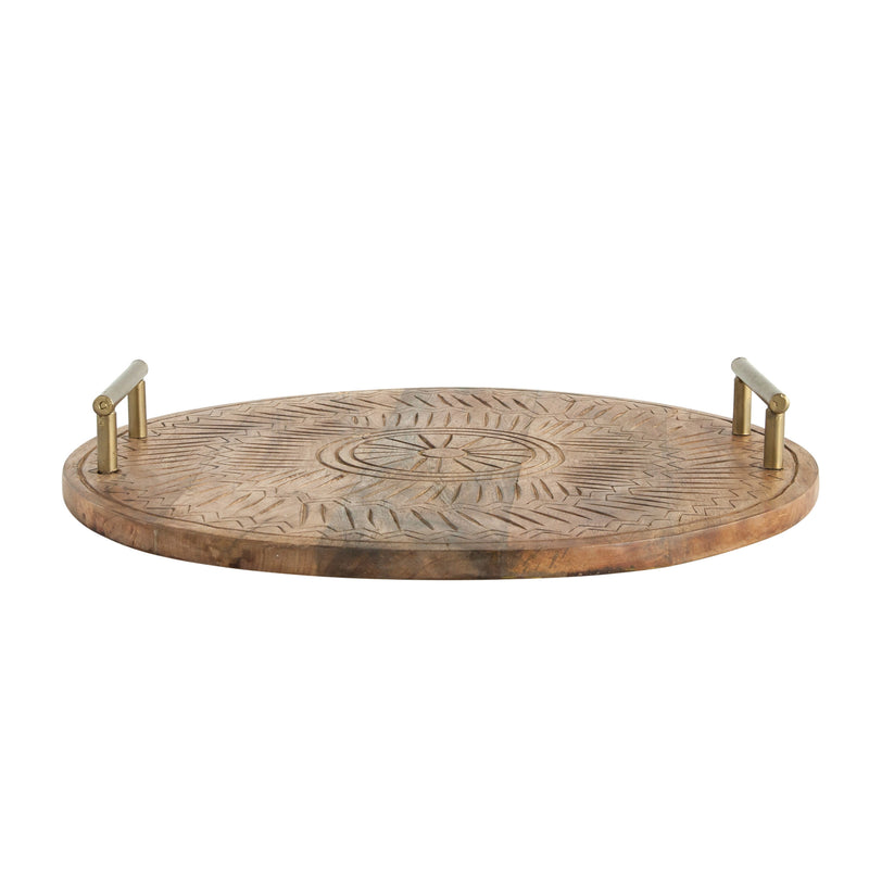 Hand-Carved Mango Wood Tray