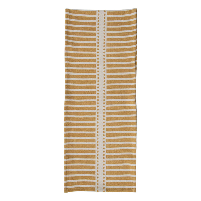 Table Runner with Stripes and Dots