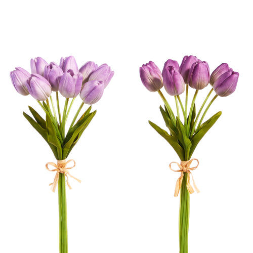 Real Touch Purple Tulip Bundle
